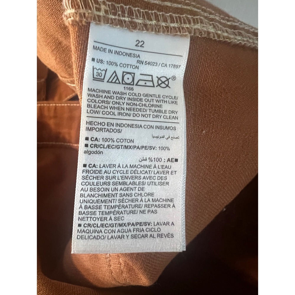 Old Navy Utility Pocket Mini Skirt Size 22 Sly Fox March 2024 - Picture 4 of 7